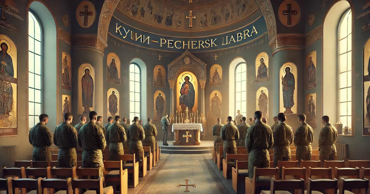 У Нижній лаврі відкрили перший військовий храм: церква Живоносне Джерело