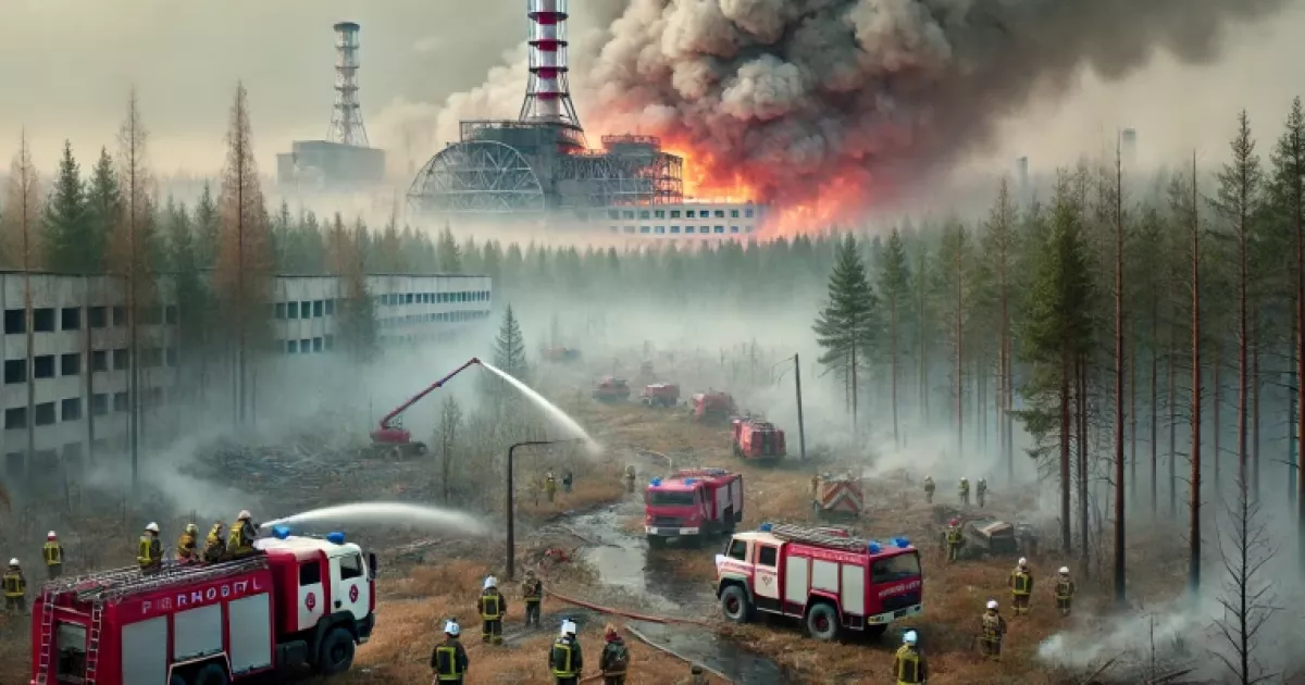 Масштабна пожежа в Чорнобилі: Що відбувається з радіаційним фоном?