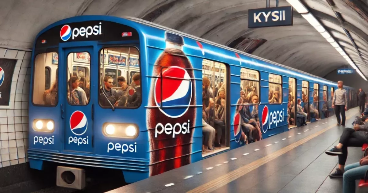 Pepsi-вагон у Київському метро: Чому це обурює містян