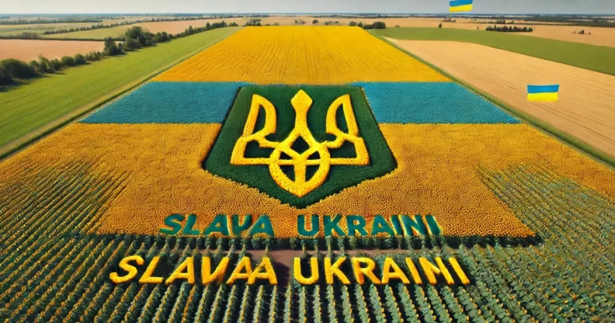 Герб України на 6 гектарів: як аграрії створили соняшниковий рекорд!