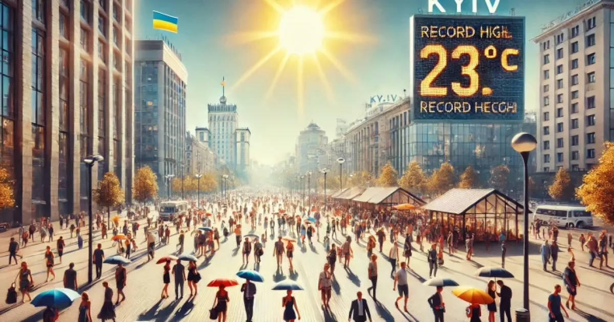 Київ побив новий температурний рекорд: спека у вересні 2024 року