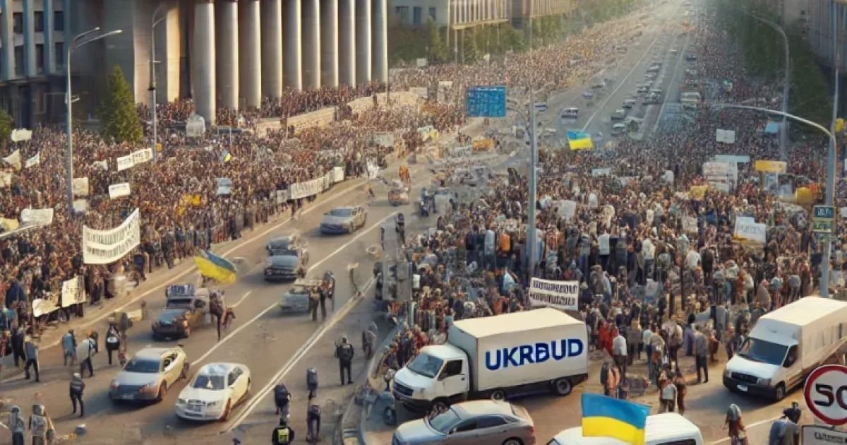Центр Києва паралізовано мітингом інвесторів: перекриті дороги та обіцянки від Кличка