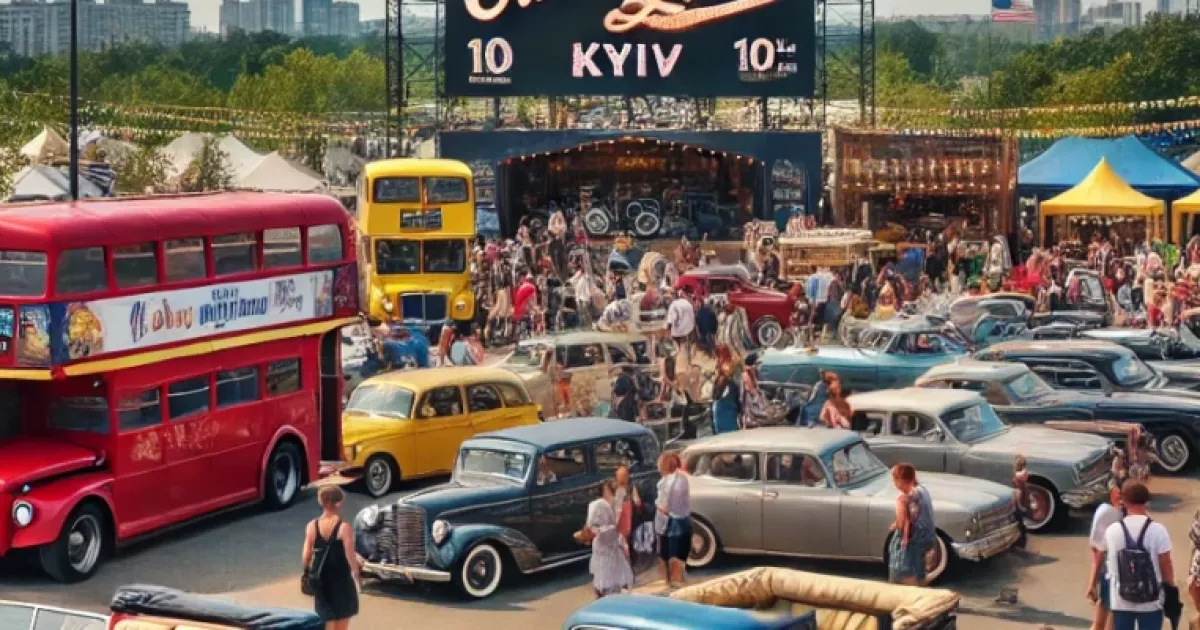 300 унікальних автівок на ювілейному фестивалі Old Car Land у Києві