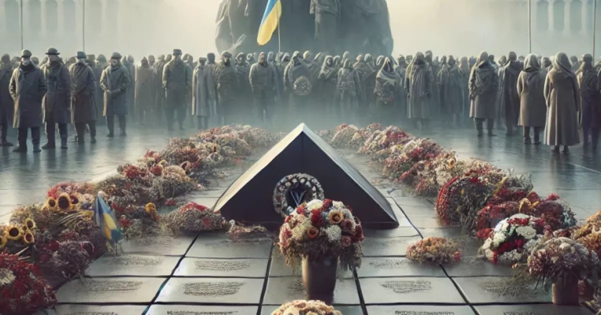 У Києві вшанували пам’ять загиблих героїв: меморіал, квіти та хвилина мовчання