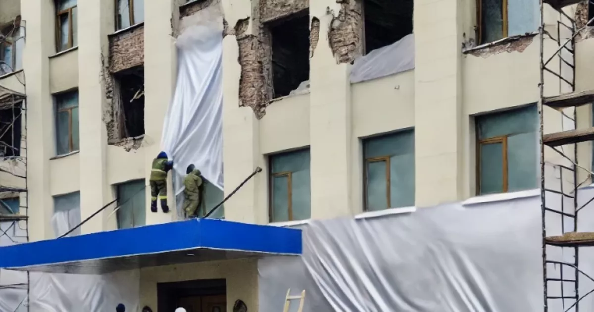 Пошкоджений обстрілом "Охматдит" врятують від зимових холодів завдяки благодійникам