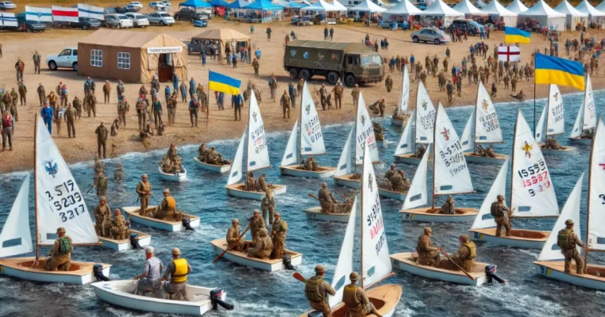 На Осокорках встановили рекорд України під час регати для ветеранів