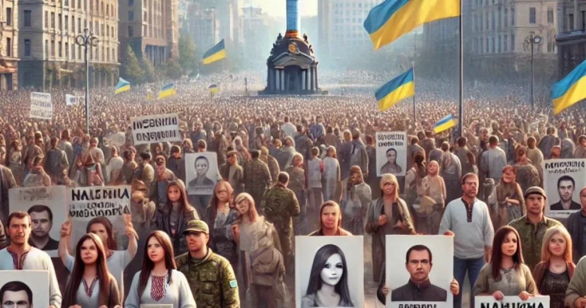 "На Майдані відбулась масова акція: тисячі людей підтримали зниклих героїв