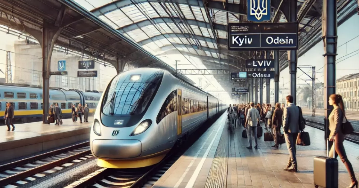 Нові денні поїзди Київ-Львів та Київ-Одеса: зручний розклад та доступні квитки