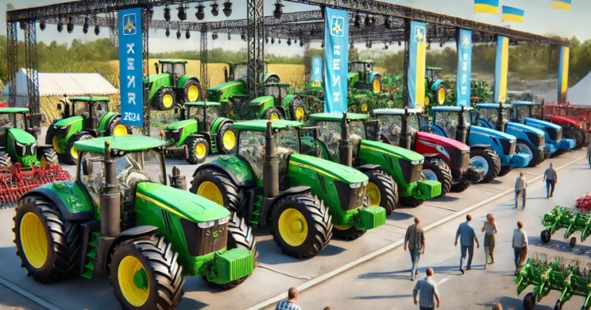 Які українські трактори показали в Києві на Agro Machinery Expo 2024