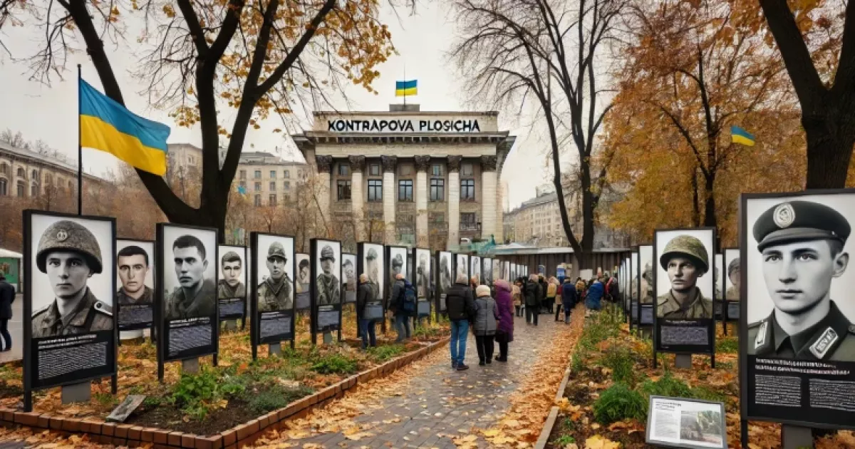 Виставка пам'яті Героїв України відкриється на Контрактовій площі