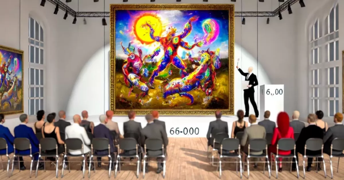 Картину київського художника продали за 20 тисяч євро на аукціоні Christie's