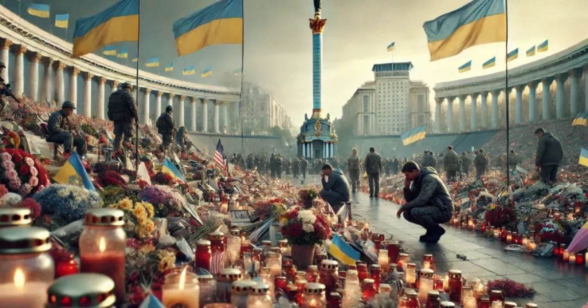 Скандал на Майдані: чоловік обурив киян знущанням над пам’яттю героїв