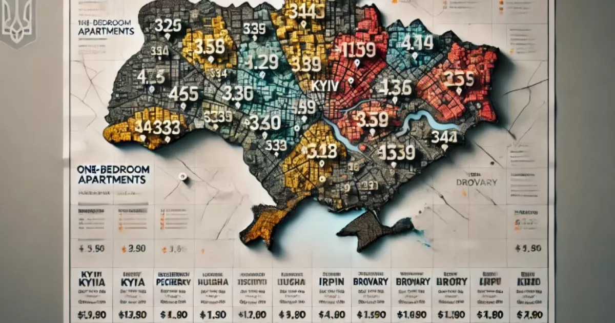 Де орендувати однокімнатну квартиру в Києві: порівняння цін по районах