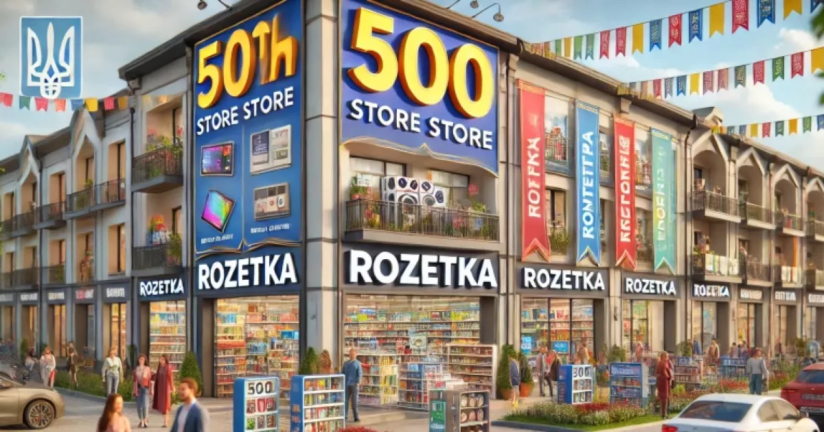 Rozetka відкрила 500-й магазин в Україні: нові можливості для покупців