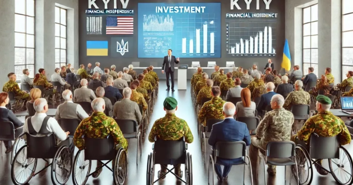 Безкоштовна лекція про інвестиції для ветеранів у Києві: як взяти участь?