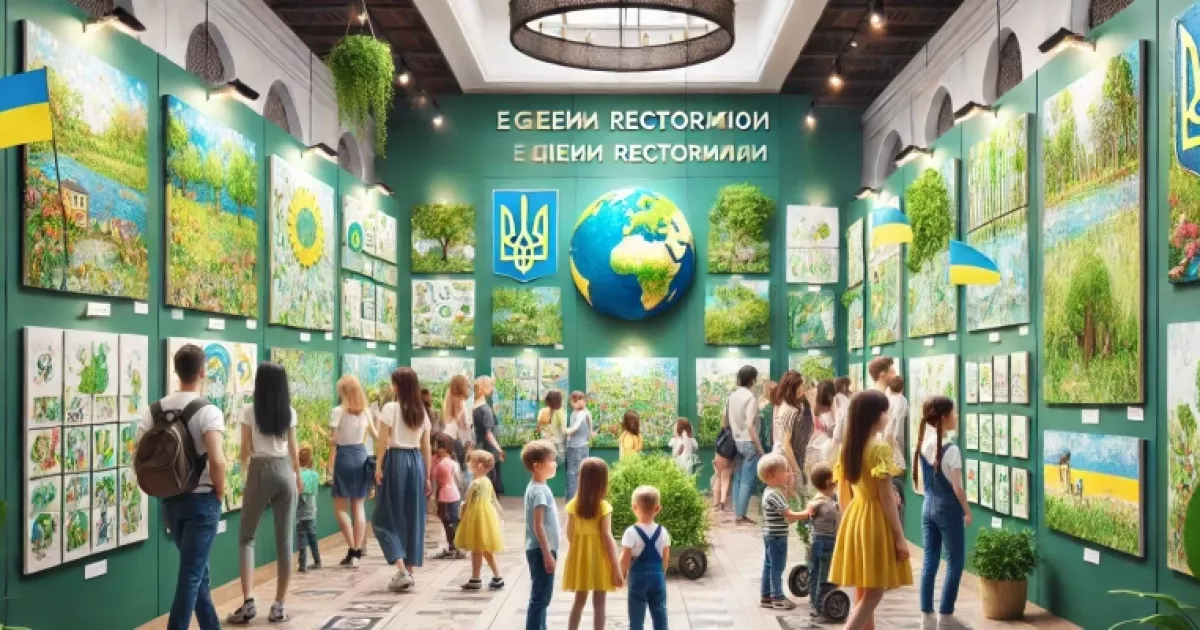 Виставка «Зелене відновлення України»: дитячий погляд на майбутнє