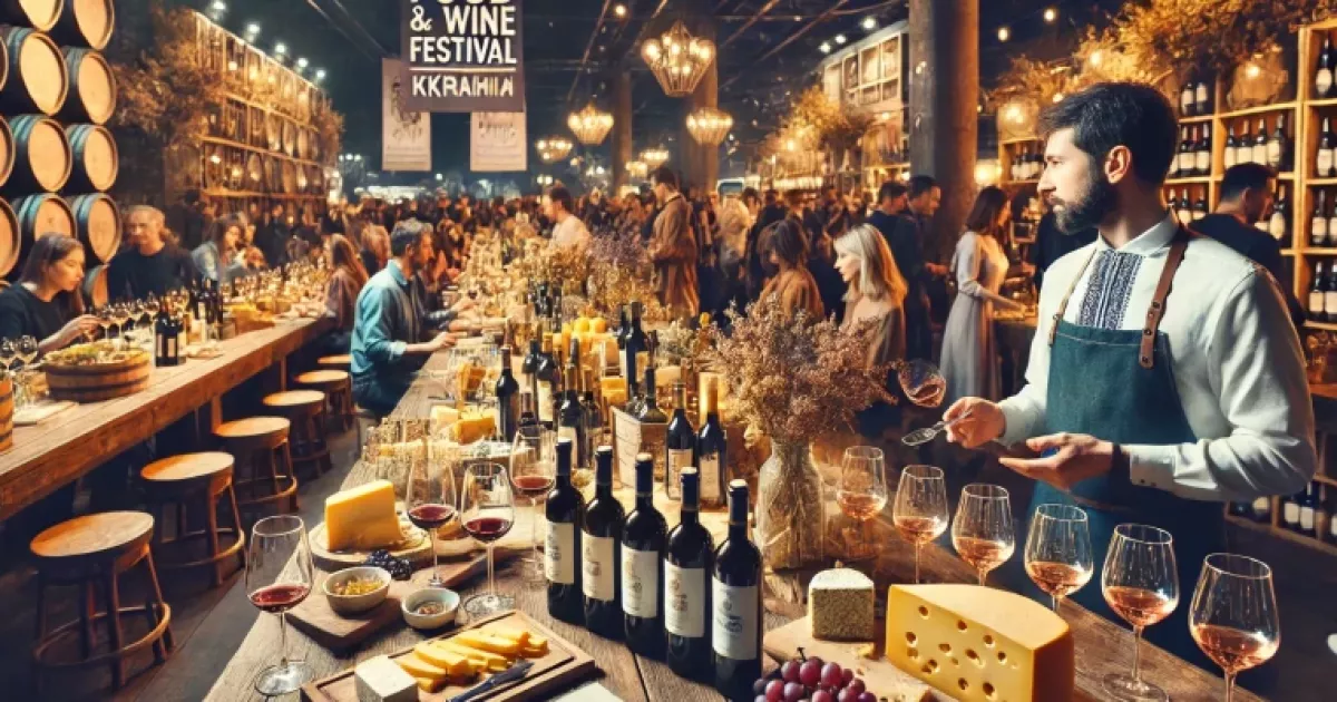Фестиваль сиру та вина у Києві: не пропусти Kyiv Food and Wine Festival!