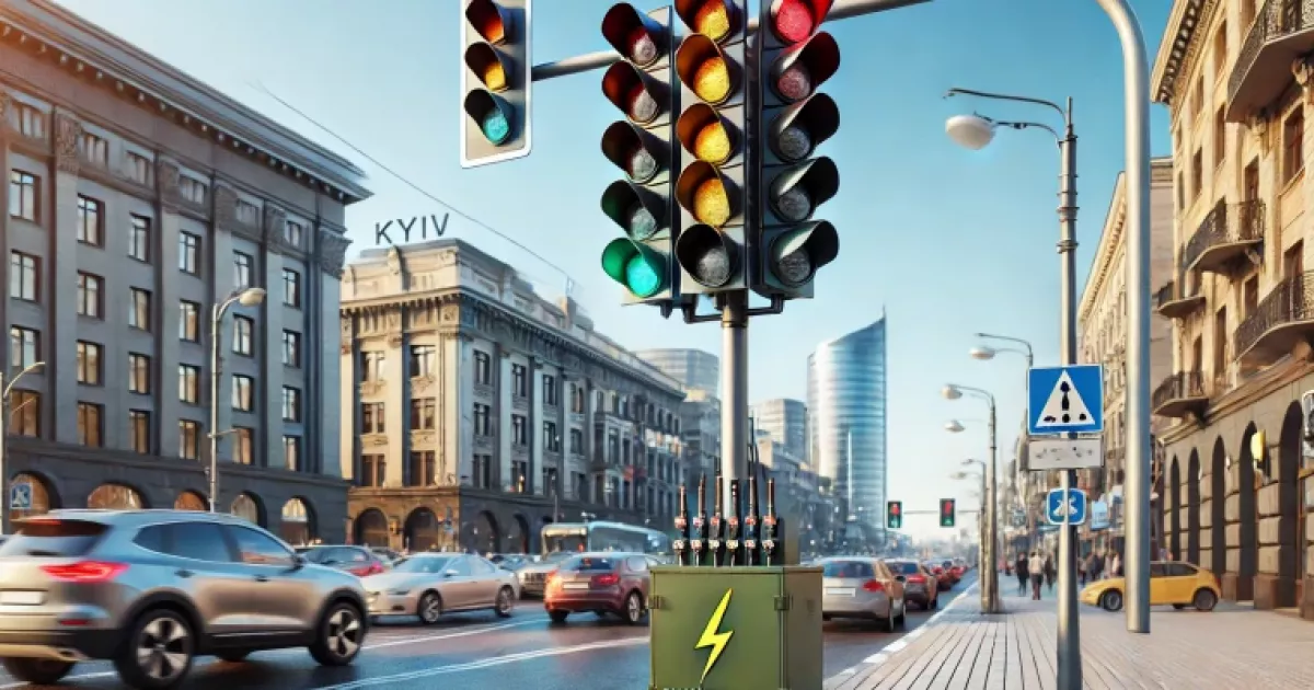 У Києві світлофори працюватимуть навіть під час відключень