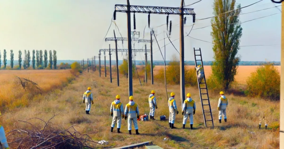 На Київщині відновили електрику для 2046 домівок після атаки дронами