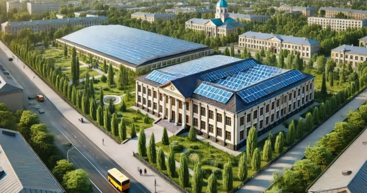 Як ліцей у Гостомелі забезпечує себе енергією за допомогою сонячних панелей
