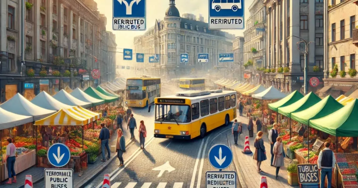 Дізнайтесь, як зміняться маршрути транспорту у Києві цими вихідними