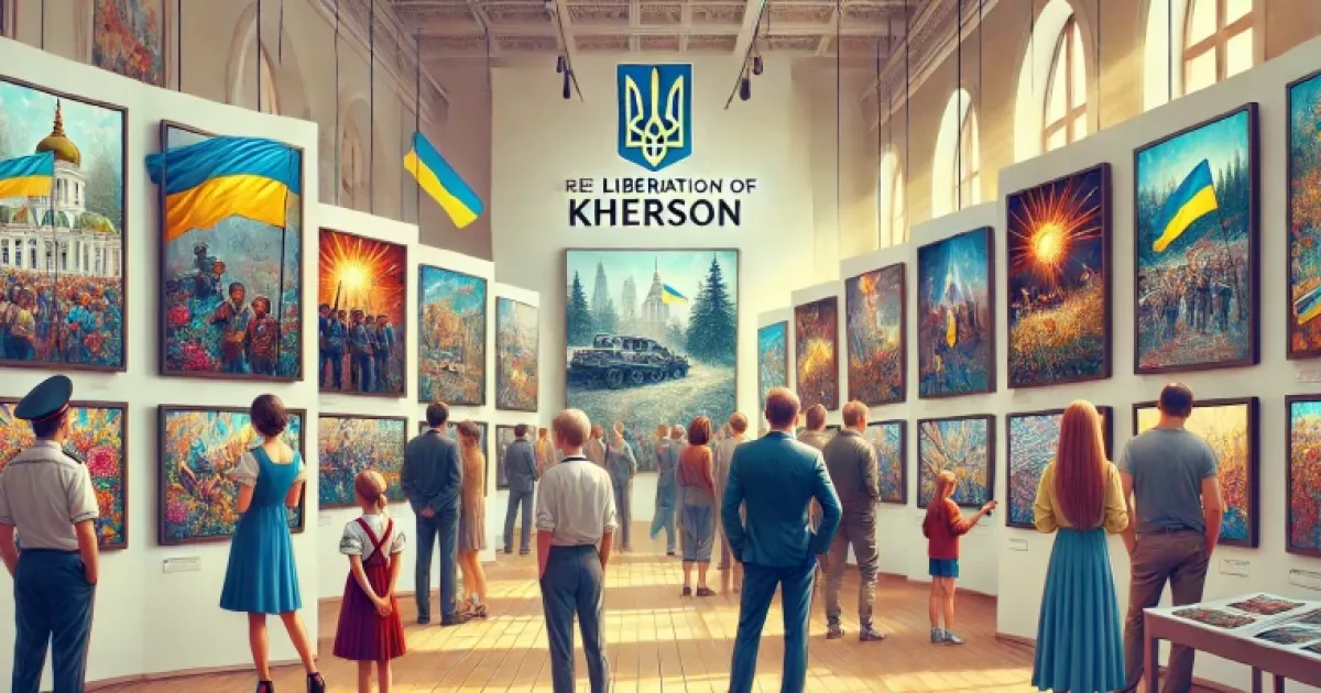 У Києві відкрили виставку до річниці визволення Херсона