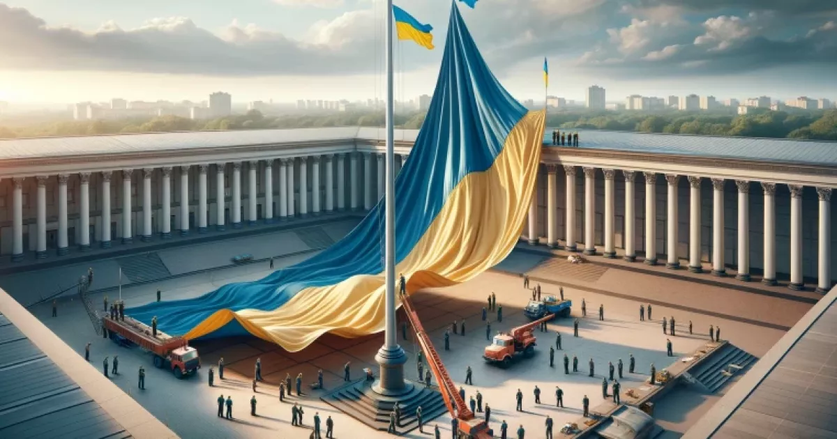 Чому у Києві зняли головний прапор України: дізнайтесь причину
