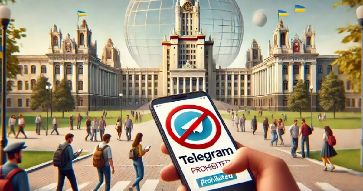 Чому Київські університети забороняють Telegram: що про це треба знати?