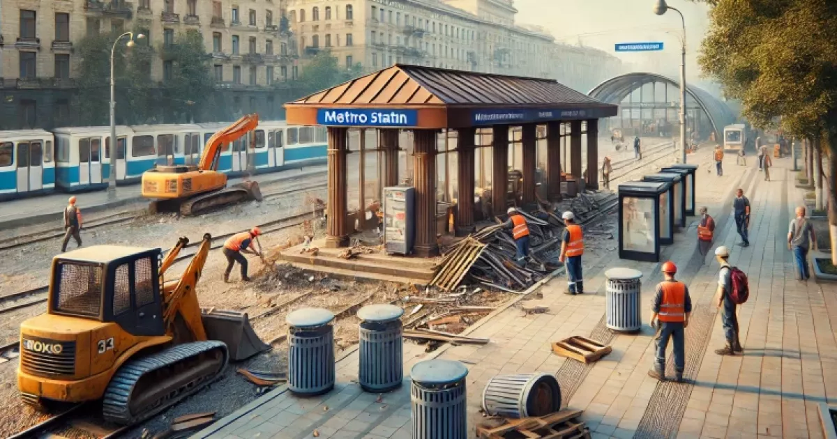 Метро “Нивки” без кіосків: як зміниться вигляд території?