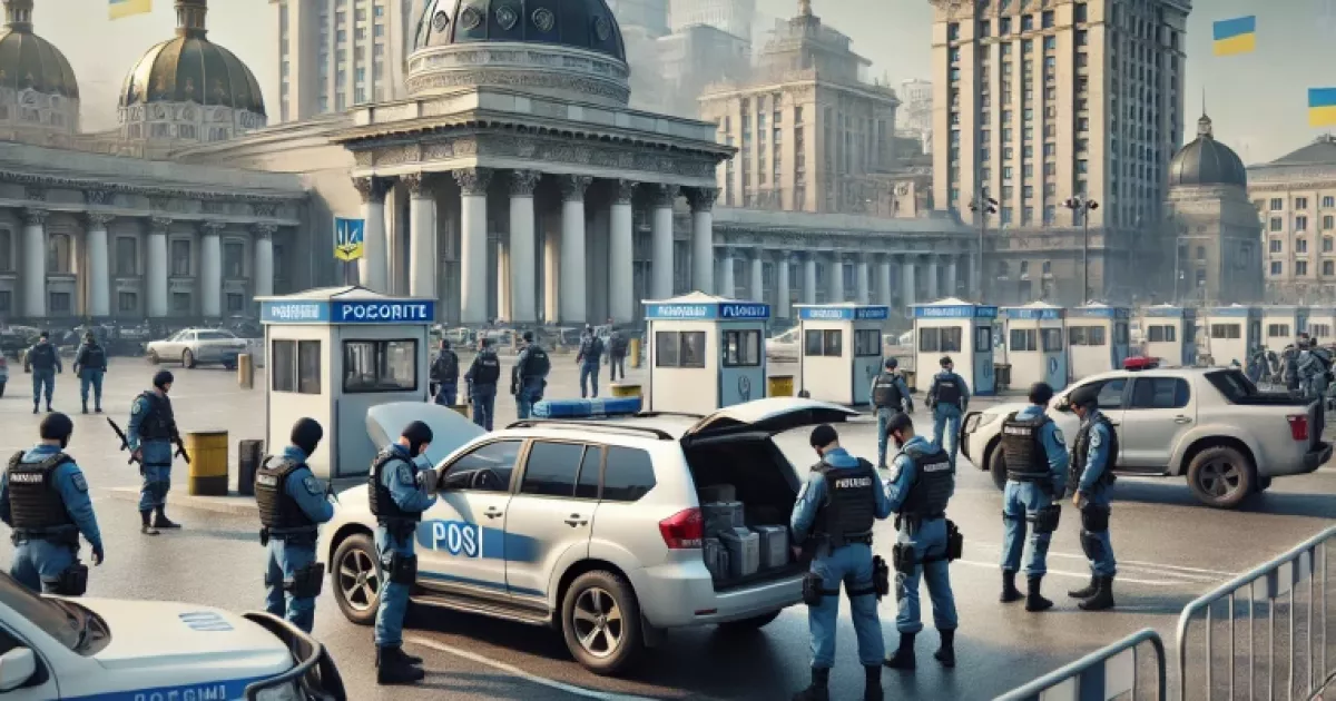 Безпекові навчання у Києві: блокпости, перевірка документів та транспорт