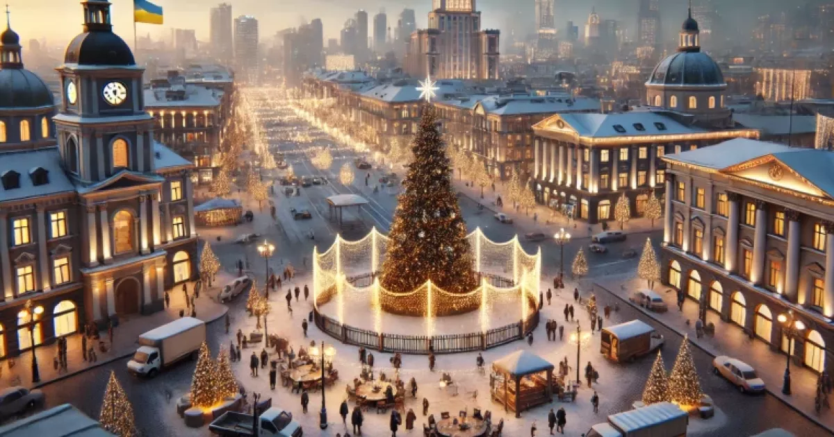 Чи встановлять новорічну ялинку в Києві у 2024 році: рішення за військовими