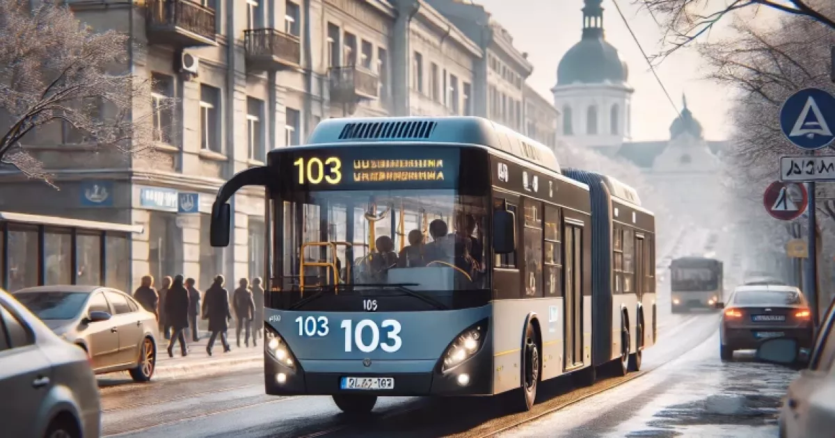 Новий маршрут автобусів №103 у Києві: подробиці змін
