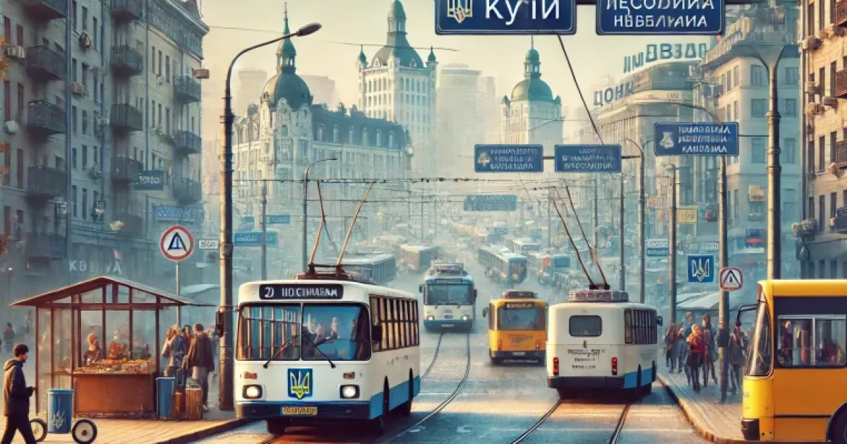 Зміни маршрутів автобусів і тролейбусів у Києві 23 листопада 2024 року
