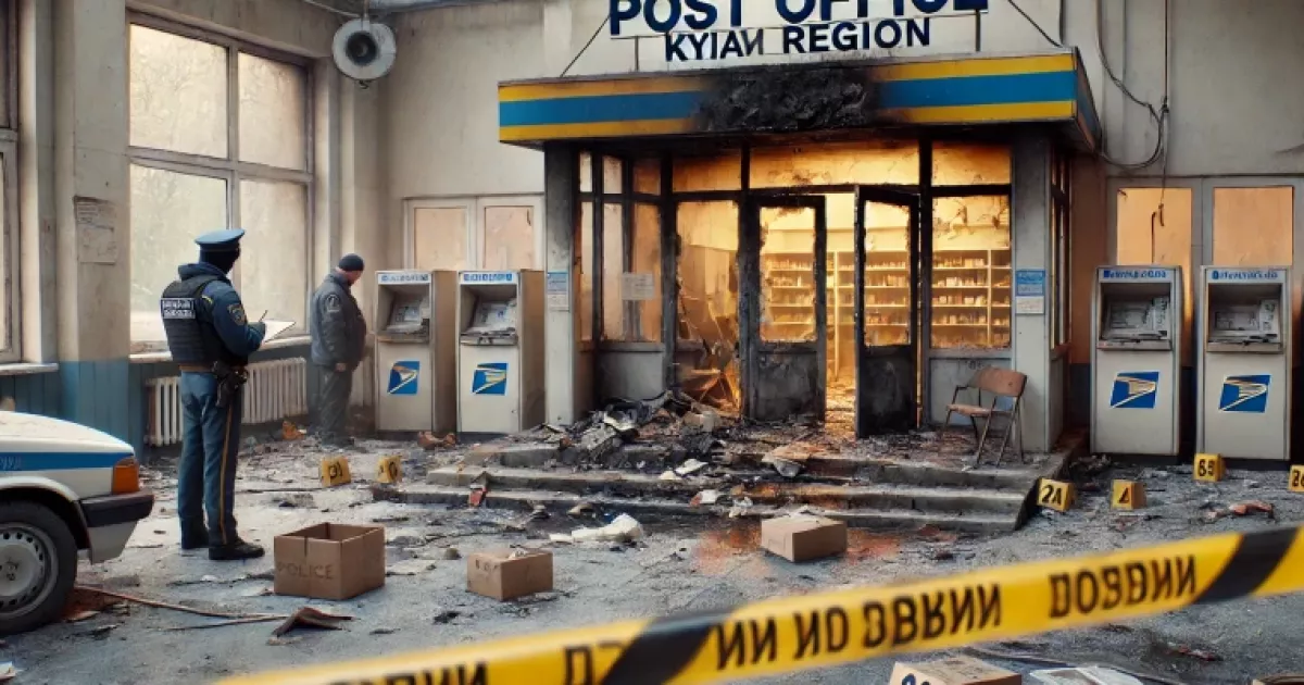 На Київщині затримали підпалювача поштових відділень: що відомо
