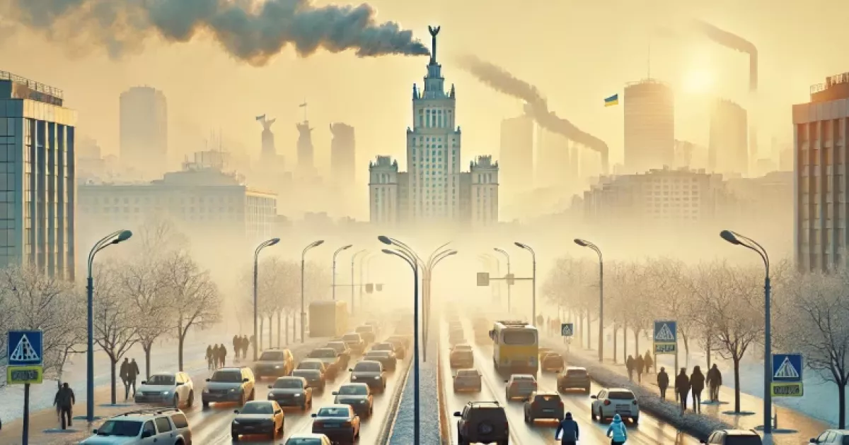 Жовті позначки на мапі Києва: що відбувається з повітрям у столиці