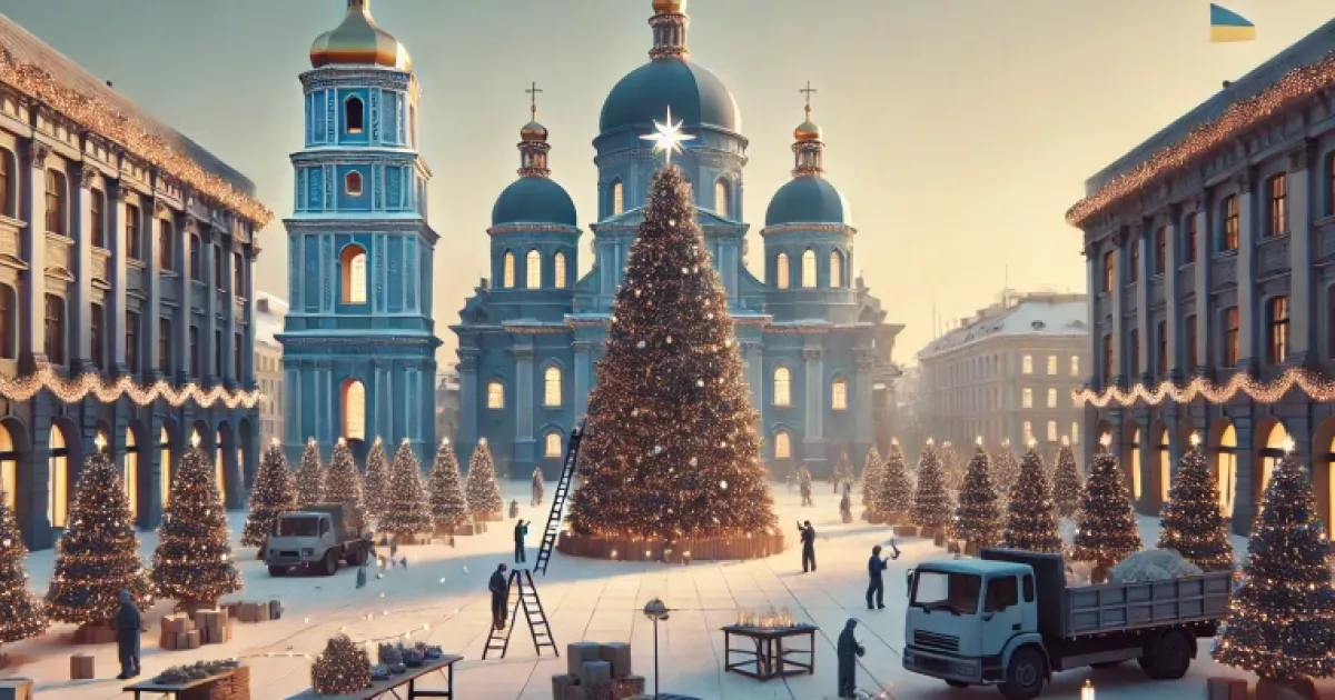 Головна ялинка України 2024: відкриття на Софійській площі