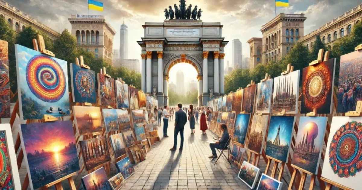 Виставка "Малюй.Ua" в Києві: міжнародне мистецтво просто неба