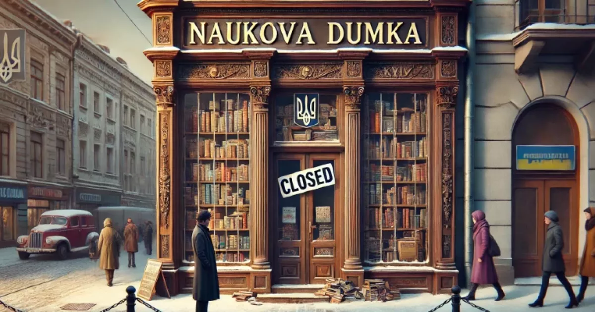 Видавництво «Наукова думка» припиняє діяльність після 102 років