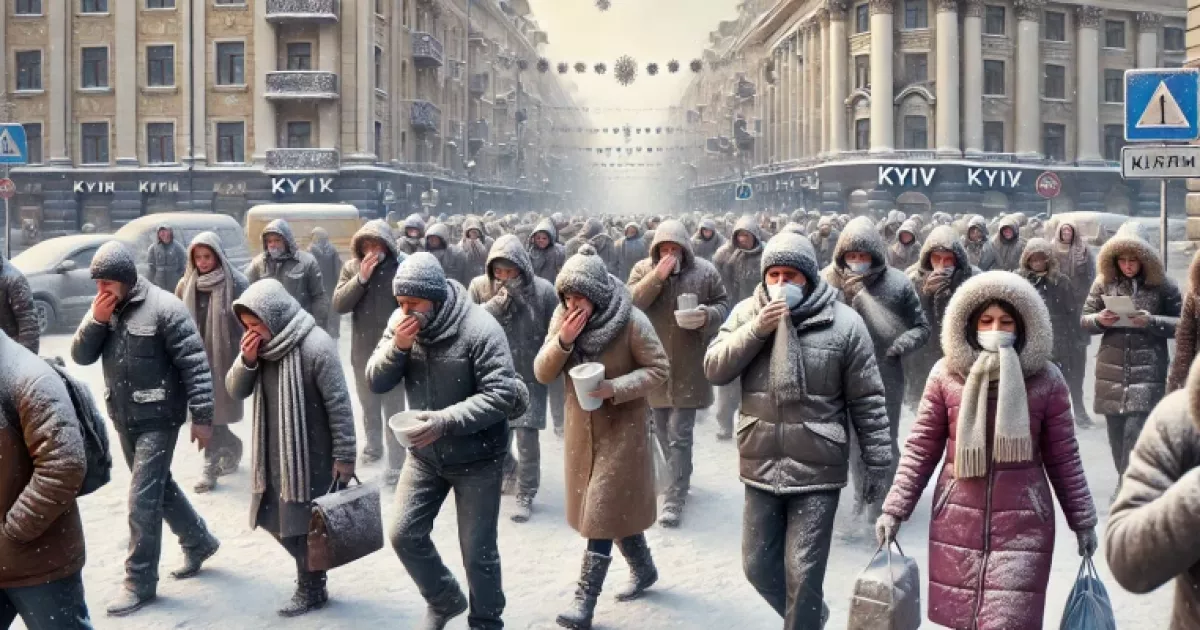 Епідемія в Києві: понад 10 тис. випадків грипу та ГРВІ за тиждень
