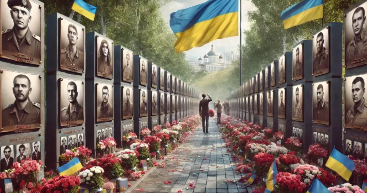 В Ірпені відкрили нову частину Алеї полеглих захисників
