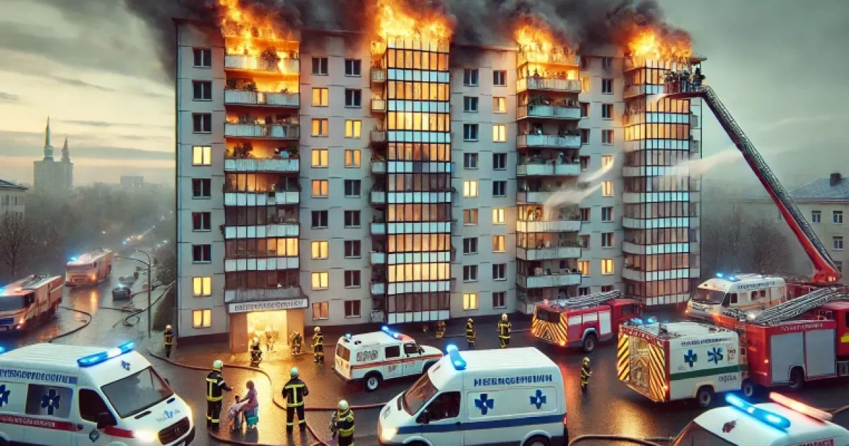 Пожежа в Шевченківському районі Києва: евакуація та постраждалі