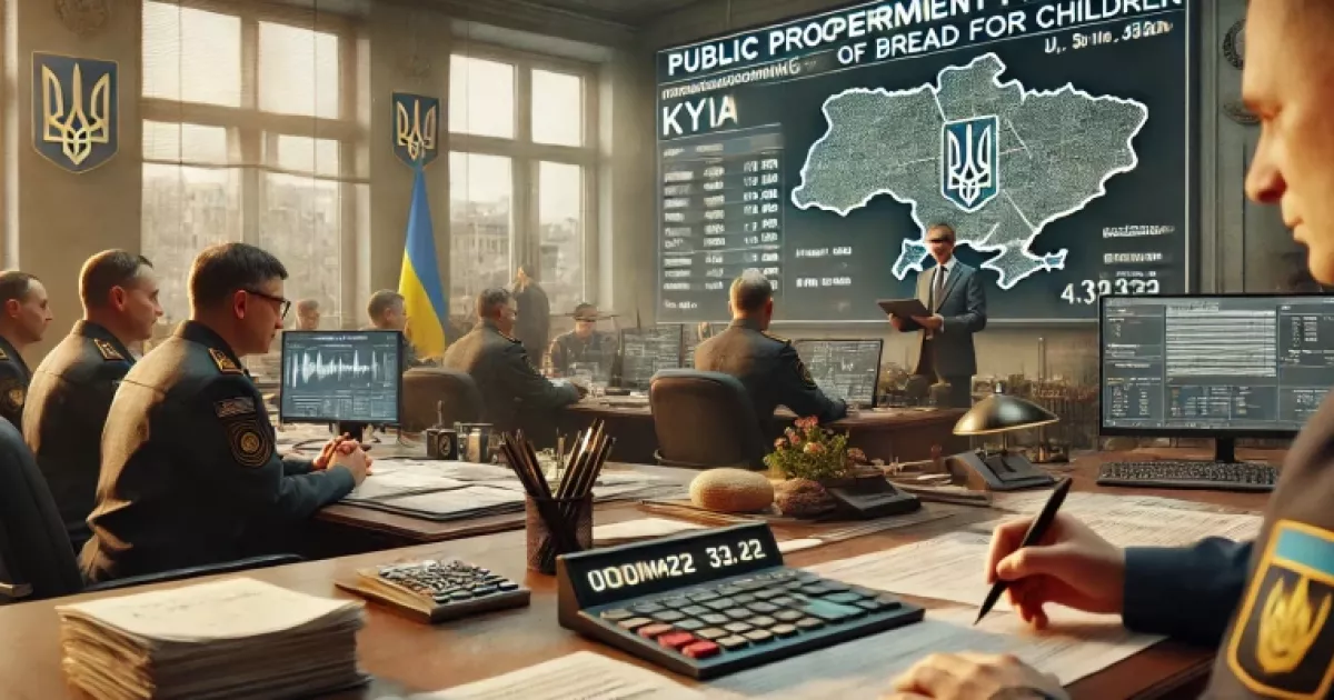 Печерський район витратить 1,3 млн гривень на хліб для дітей у 2025 році