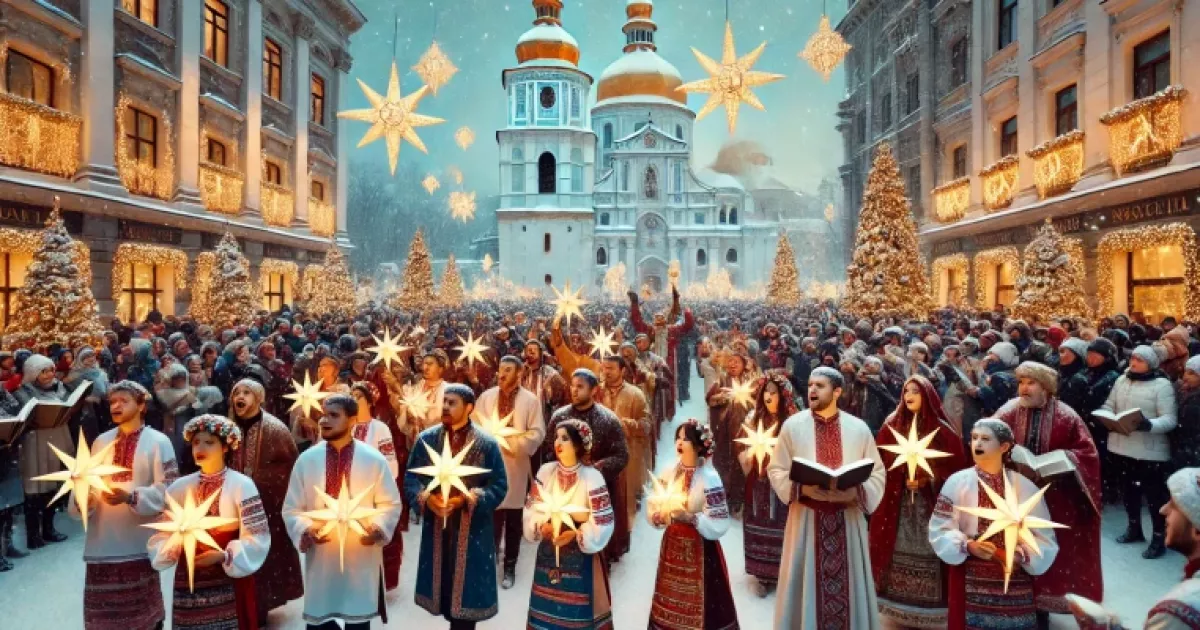 Різдвяна хода з зірками та колядками пройде центром Києва