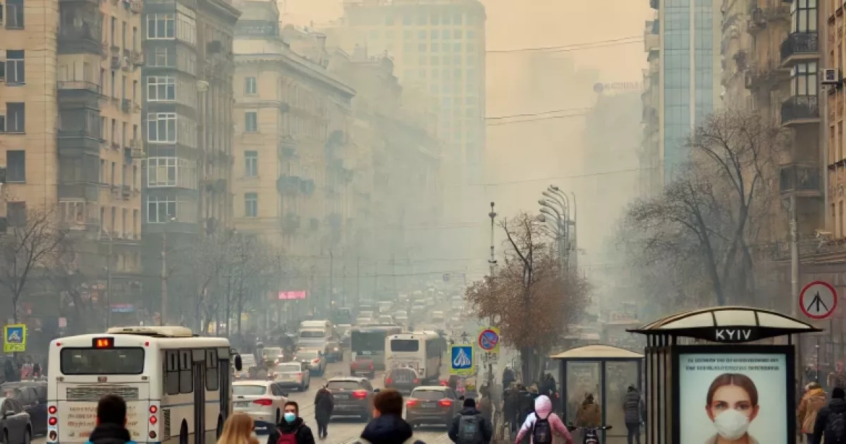 Погіршення якості повітря в Києві: як уберегтися від шкідливих впливів?