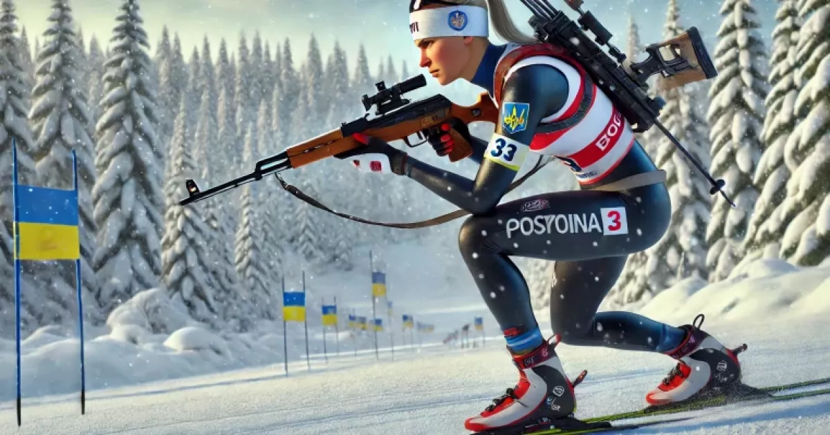 Спортсменка з Київщини виборола срібло на чемпіонаті України з біатлону