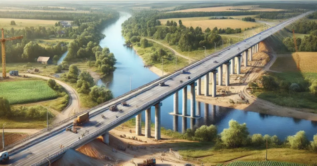 Київська область відновила важливий міст через річку Тетерів