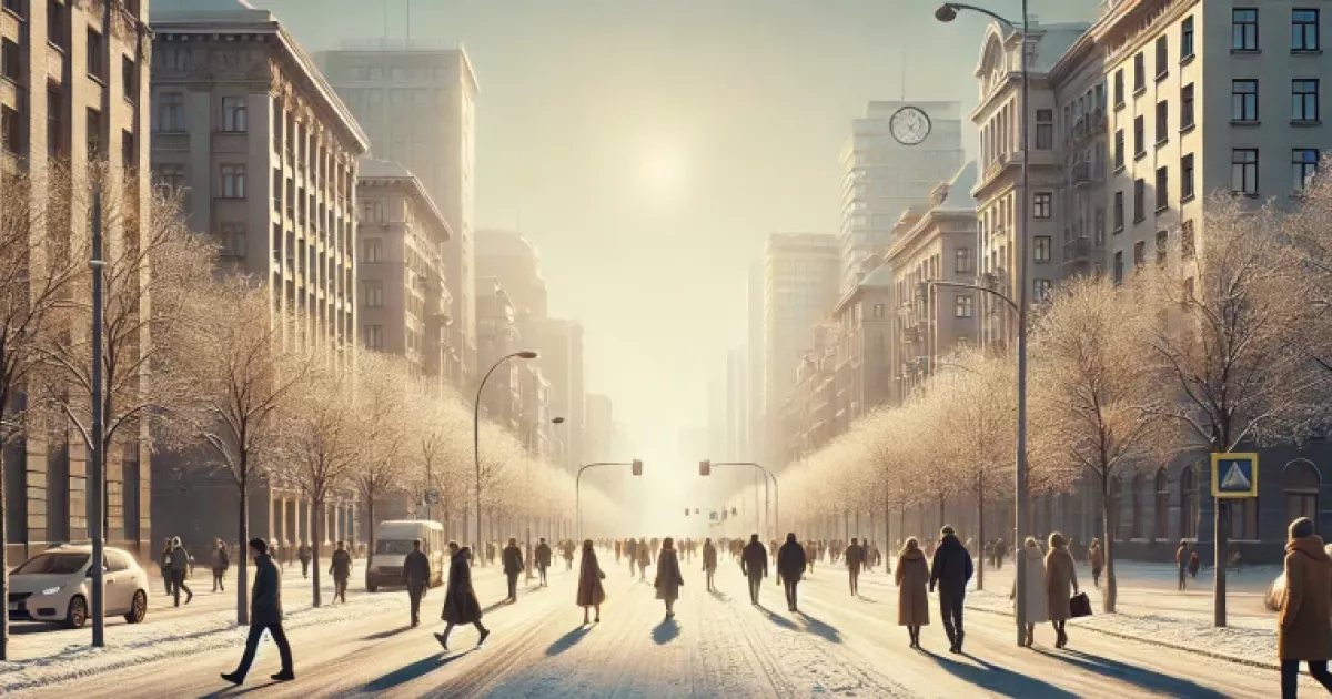 Груднева температура в Києві була на 1,8°C вище норми