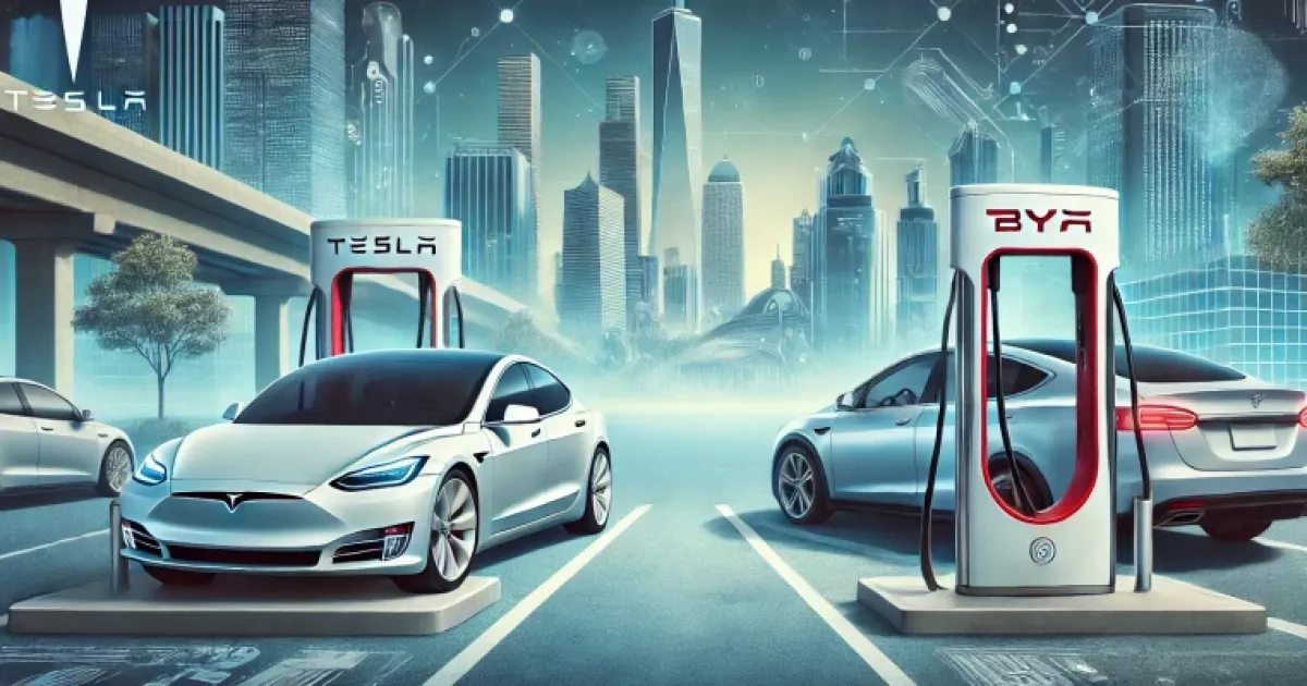 Tesla втрачає лідерство: як BYD витісняє компанію Маска з ринку електрокарів