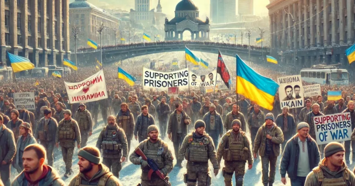 "Не мовчи! Полон вбиває": кияни вимагають звільнення полонених