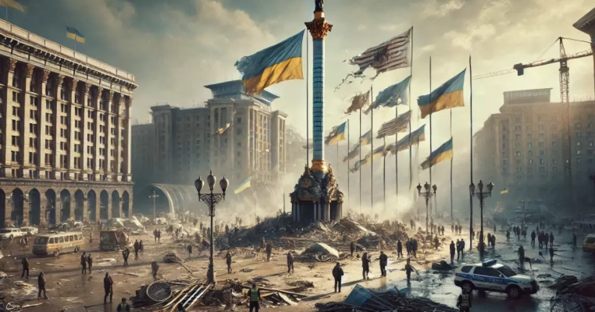 В Києві вандали пошкодили прапорці на Майдані Незалежності: що сталося?